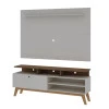 Rack Com Painel Para TV até 65 Arizona 1.6 Gelius Off White/Madeirado