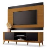 Rack Com Painel Legacy 160cm Para TV 60 Polegadas EDN Preto/Cedro