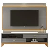 Rack com Painel Para TV 75 Polegadas 2.1 Koly EAX Móveis Cinza/Tauari