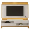 Rack com Painel Para TV 75 Polegadas 2.1 Koly EAX Móveis Off White/Tauari/Off White