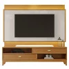 Rack com Painel Para TV 75 Polegadas 2.1 Koly EAX Móveis Tauari/Off White