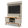 Rack com Painel Para TV 55 Polegadas 140cm Prism 1.4 Patrimar Off White/Cinamomo
