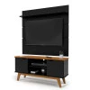 Rack com Painel Para TV 46 Polegadas 140cm Prism 1.4 Patrimar Preto/Cumaru