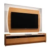 Rack com Painel TV 65 Polegadas Sublime 1.8 Com LED Gelius Naturale/Off White