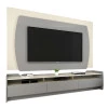 Rack com Painel TV 70 Polegadas Sublime 2.2 Gelius Cinza/Off White