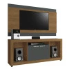 Rack Com Painel Para Sala TV 55 Pol Triton EDN Naturale/Grafite