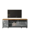 Rack Bancada Para TV 65 Polegadas Dallas 1.8 Lukaliam Cinza/Tauari