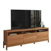 Rack Bancada Sala 190cm Para TV 75 Polegadas Elegance 1.90 Lukaliam Jequitiba