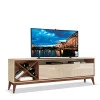Rack Sala Para TV até 65 Polegadas Merlot 180 EDN Off White/Naturale