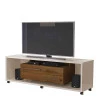 Rack Bancada Para TV 55 Polegadas 5522 JB Bechara Pérola/Caramelo