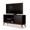 Rack Pequeno 116cm Retrô Para TV 42 Polegadas Vinci EDN Preto