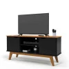 Rack Para TV Sala 46 Polegadas 140cm Prism 1.4 Patrimar Preto/Cinamomo