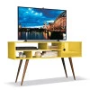 Rack Retrô Para TV até 50 Kenzo EDN Amarelo