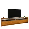 Rack Para Sala TV Até 75 Polegadas Sublime 1.8 Gelius Naturale/Off White