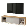 Rack Para TV 1.80cm 75 Polegadas Thor 1.8 EDN Freijo/Fendi