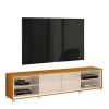 Rack Para TV 218cm 75 Polegadas Thor 2.2 EDN Cedro/Off White