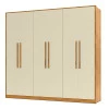 Guarda Roupa Casal 6 Portas 2.5 Alpha Gelius Madeirado/Off White