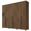 Guarda Roupa Casal 6 Portas 263cm Com Pés Amsterdã RV Móveis Freijo
