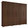 Guarda Roupa Casal 6 Portas 271cm Canada RV Móveis Noce