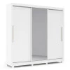 Guarda Roupa Casal Grande Espelhado 3 Portas Imperial Gelius Branco