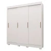 Guarda Roupa Solteiro 3 Portas Correr Viena Gelius Branco