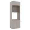 Módulo Torre Micro-Ondas Forno 70cm x 208cm 100% MDF  Cozinha Modulada Gold Robel Fendi/Fendi