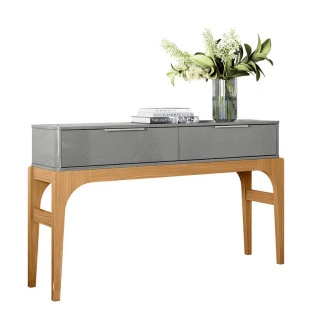 Aparador Para Sala de Jantar 139cm Amalfi Lukaliam Cinza/Tauri 