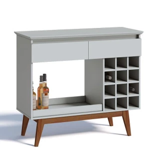 Aparador Para Sala de Jantar 113cm Adega Classic AD Imcal Branco