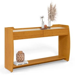 Aparador Sala Estar Sublime Gelius Naturale/Off White