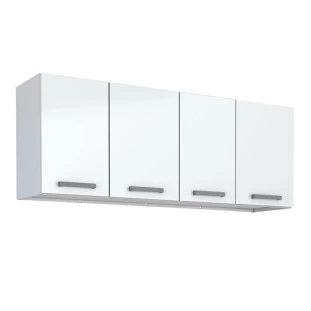 Armário Aéreo de Cozinha 4 Portas Eros Flat 150 Cozimax Branco