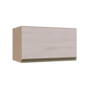 Módulo Armário Aéreo 60cm Porta Basculante 100% MDF Cozinha Modulada Gold Robel Hanover/Aspen