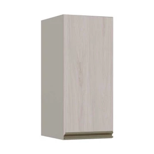 Módulo Armário Aéreo 68x30 1 Porta 100% MDF Cozinha Modulada Gold Robel Fendi/Aspen