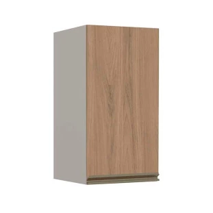 Módulo Armário Aéreo 68x35 1 Porta 100% MDF Cozinha Modulada Gold Robel Fendi/Hanover