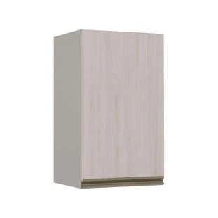 Módulo Armário Aéreo 68x40 1 Porta 100% MDF Cozinha Modulada Gold Robel Fendi/Aspen