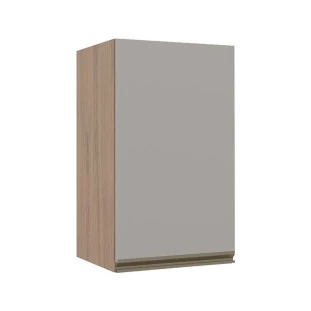 Módulo Armário Aéreo 68x40 1 Porta 100% MDF Cozinha Modulada Gold Robel Hanover/Fendi