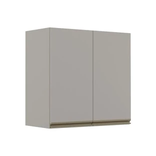 Módulo Armário Aéreo 68x70 2 Portas 100% MDF  Cozinha Modulada Gold Robel Fendi/Fendi