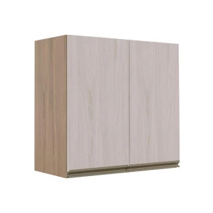 Módulo Armário Aéreo 68x70 2 Portas 100% MDF Cozinha Modulada Gold Robel Hanover/Aspen