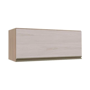 Módulo Armário Aéreo 80cm Porta Basculante 100% MDF Cozinha Modulada Gold Robel Hanover/Aspen