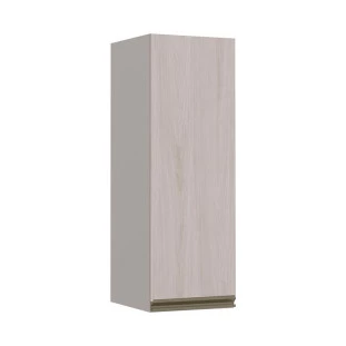 Módulo Armário Aéreo 88x30 1 Porta 100% MDF Cozinha Modulada Gold Robel Fendi/Aspen