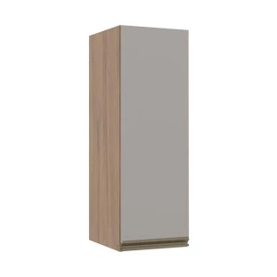 Módulo Armário Aéreo 88x30 1 Porta 100% MDF Cozinha Modulada Gold Robel Hanover/Fendi