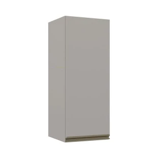 Módulo Armário Aéreo 88x35 1 Porta 100% MDF  Cozinha Modulada Gold Robel Fendi/Fendi