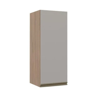 Módulo Armário Aéreo 88x35 1 Porta 100% MDF Cozinha Modulada Gold Robel Hanover/Fendi
