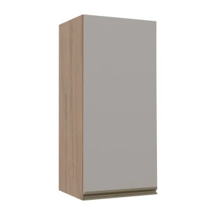 Módulo Armário Aéreo 88x40 1 Porta 100% MDF Cozinha Modulada Gold Robel Hanover/Fendi