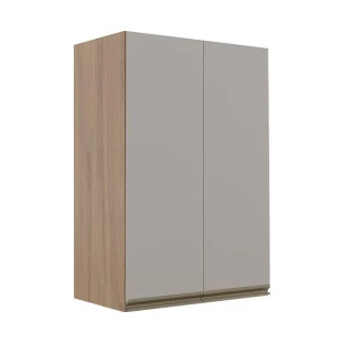 Módulo Armário Aéreo 88x60 2 Portas 100% MDF Cozinha Modulada Gold Robel Hanover/Fendi