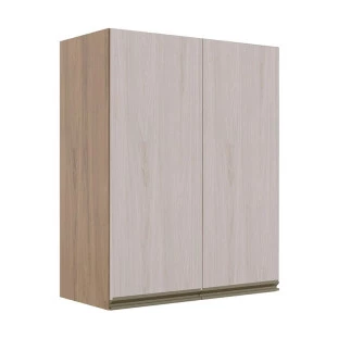 Módulo Armário Aéreo 88x70 2 Portas 100% MDF Cozinha Modulada Gold Robel Hanover/Aspen