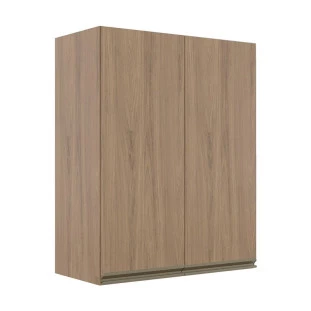 Módulo Armário Aéreo 88x70 2 Portas 100% MDF Cozinha Modulada Gold Robel Hanover/Hanover