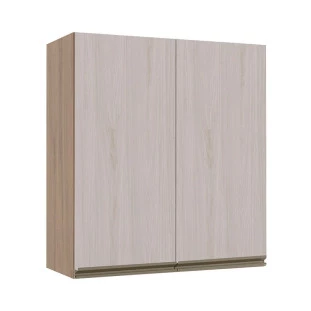 Módulo Armário Aéreo 88x80 2 Portas 100% MDF Cozinha Modulada Gold Robel Hanover/Aspen