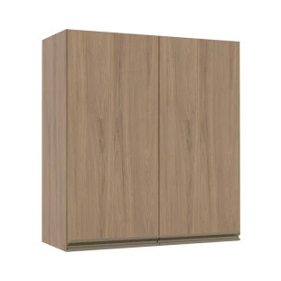 Módulo Armário Aéreo 88x80 2 Portas 100% MDF Cozinha Modulada Gold Robel Hanover/Hanover