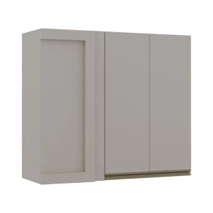 Módulo Armário Aéreo 88x100 Canto Reto Direito 100% MDF Cozinha Modulada Gold Robel Fendi/Fendi