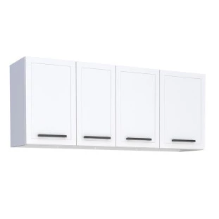 Armário Aéreo de Cozinha Aço 4 Portas Juno/Apolo 140 Cozimax Branco